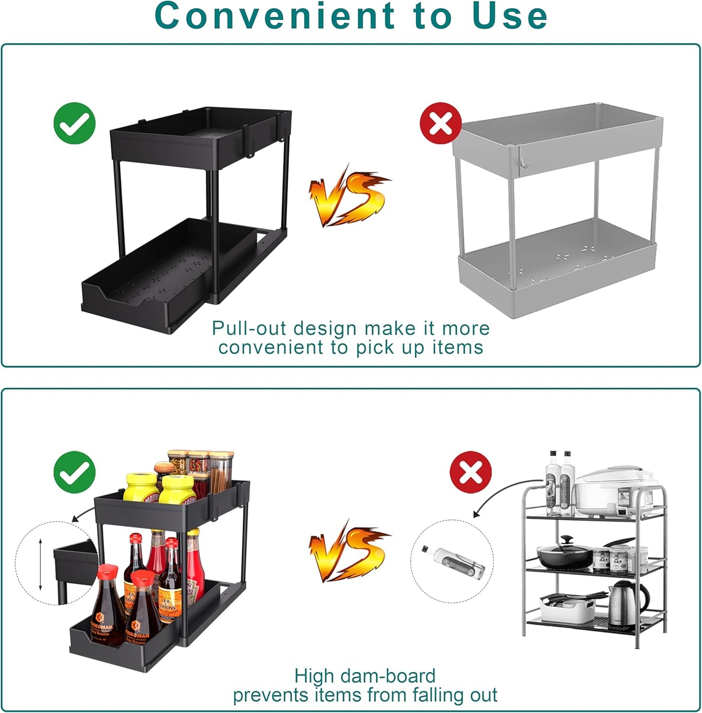 Pull-Out Cabinet Organizer